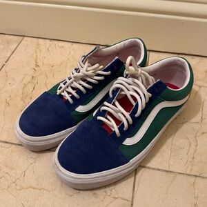 Vans Blue and Green Casual Sneakers
